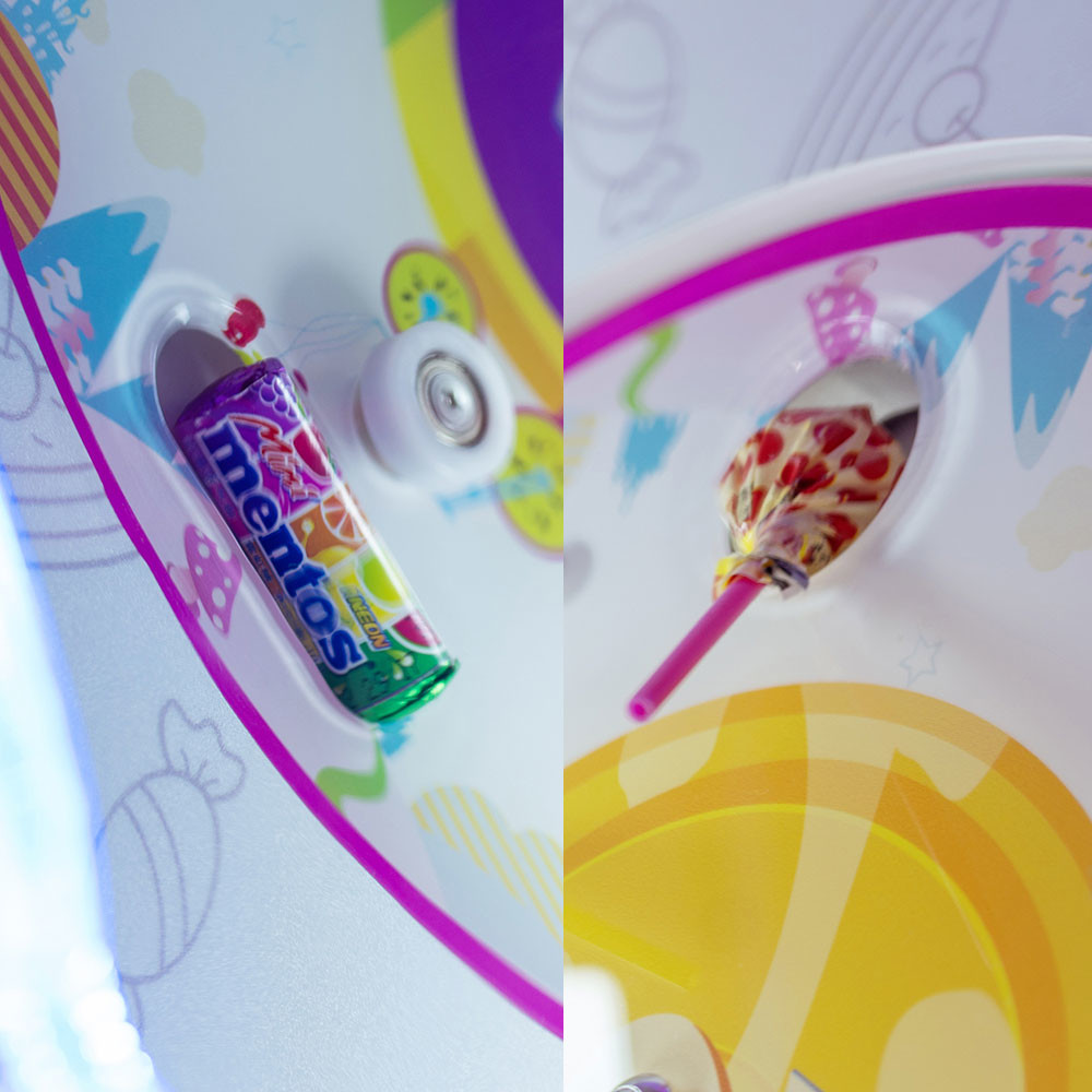 4 Player Candy Game Machine For Chupa Chups Lollipop Mentos Redemption Game ​