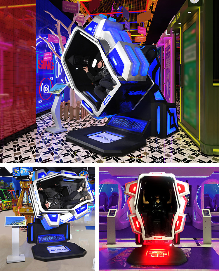 9D Virtual Arcade Machine 4.0KW VR 360 King Kong Simulator With Joystick