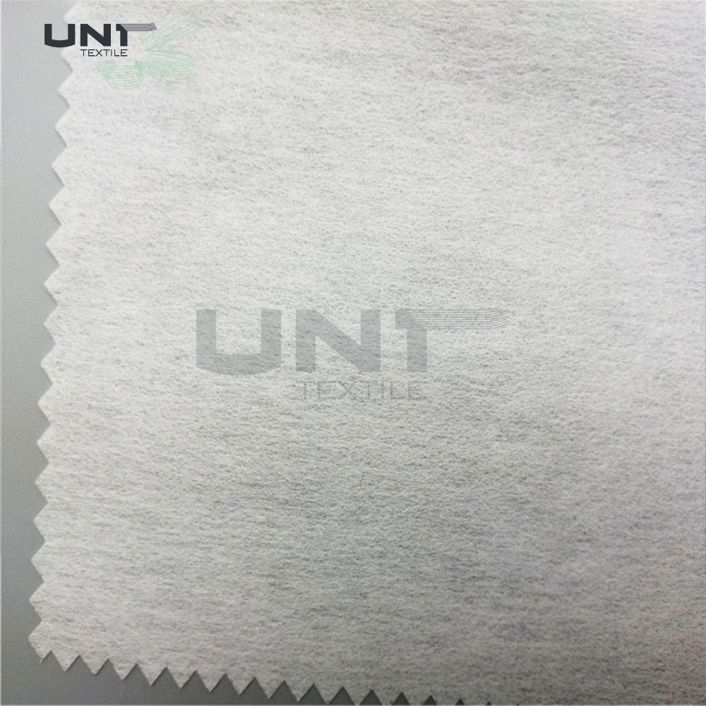 Custom Hand Feeling Polyester Viscose Sew-in Interlining Chemical Bond No Woven Fabric Roll for Garment