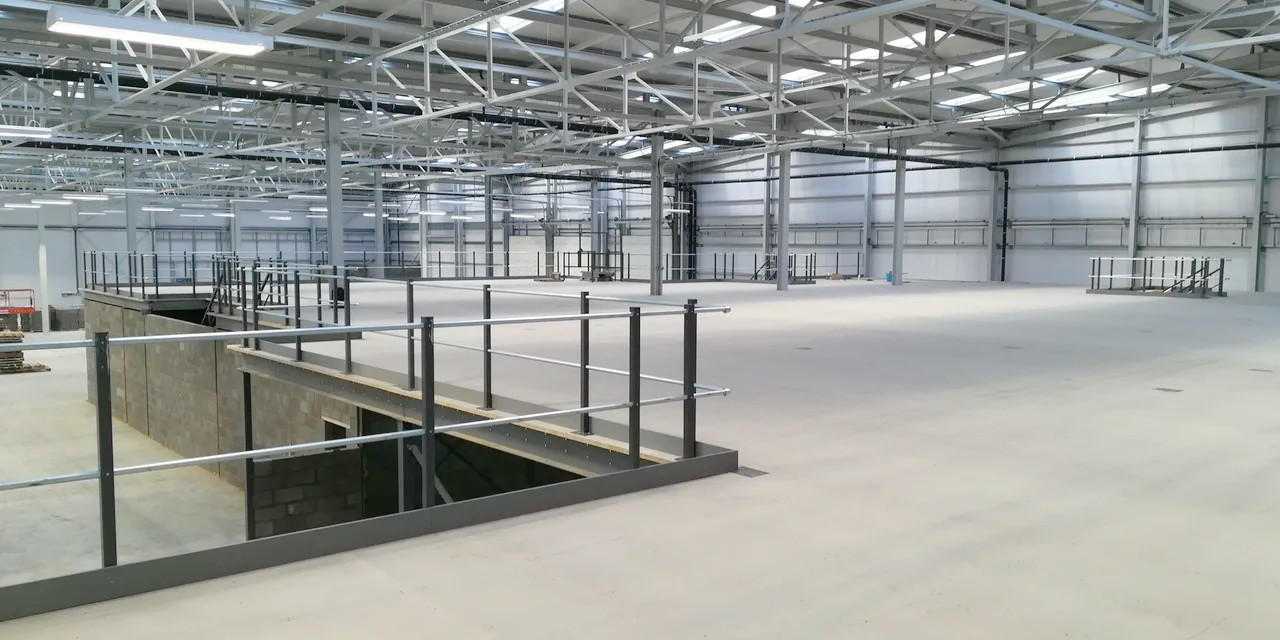 Prefabricated Heavy Duty Metal Mezzanine Shelving System Installing A Mezzanine Floor