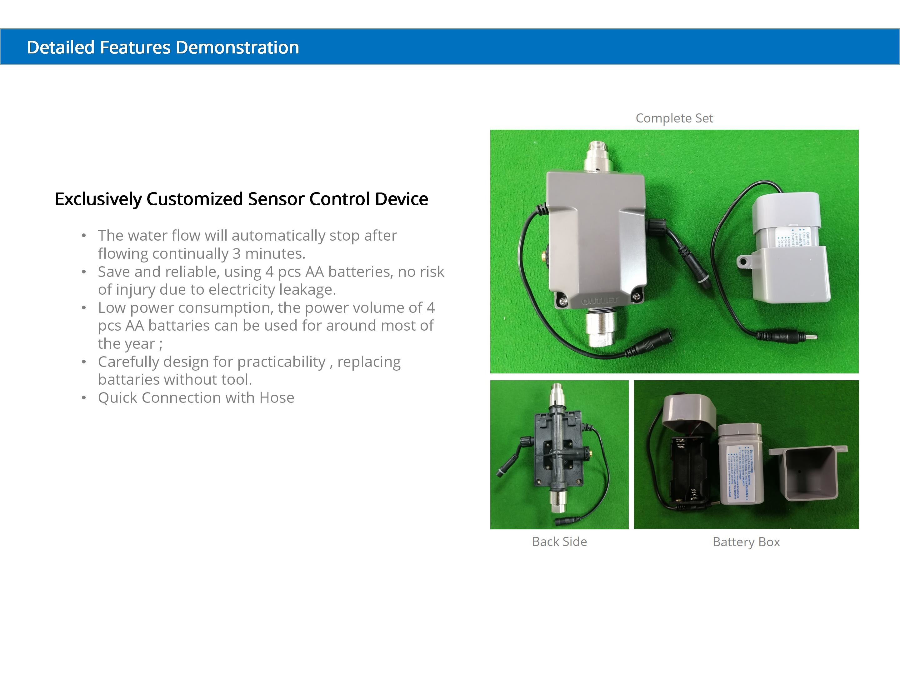 Infrared Sensor hands free kitchen sink faucet