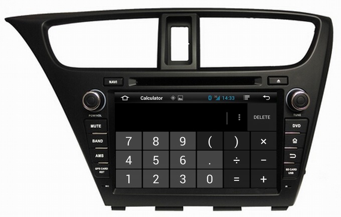 Ouchuangbo Pure Android 4.2 DVD Radio Stereo Multimedia Kit for Honda Civic 2014 3G Wifi Bluetooth Radio OCB-8037C