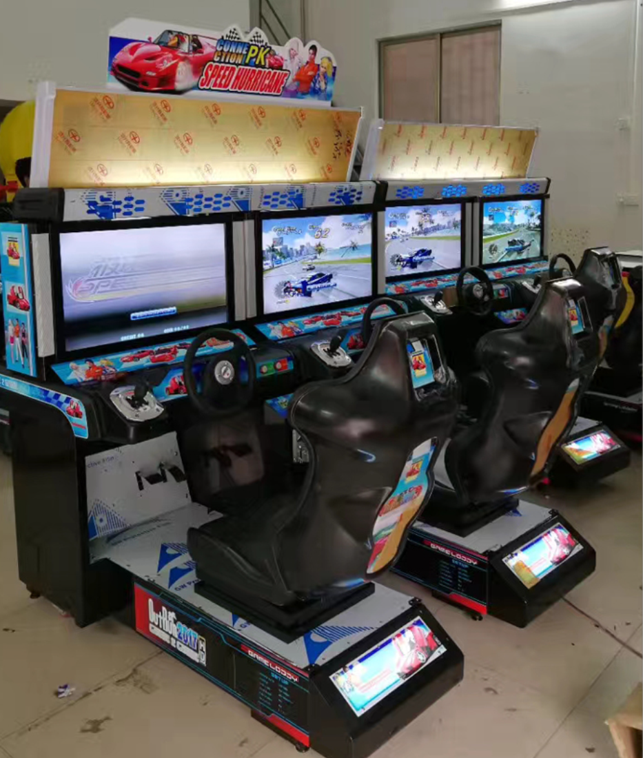 Fun City Amusement Car Racing Game Machine 2 Players 200*180*210CM