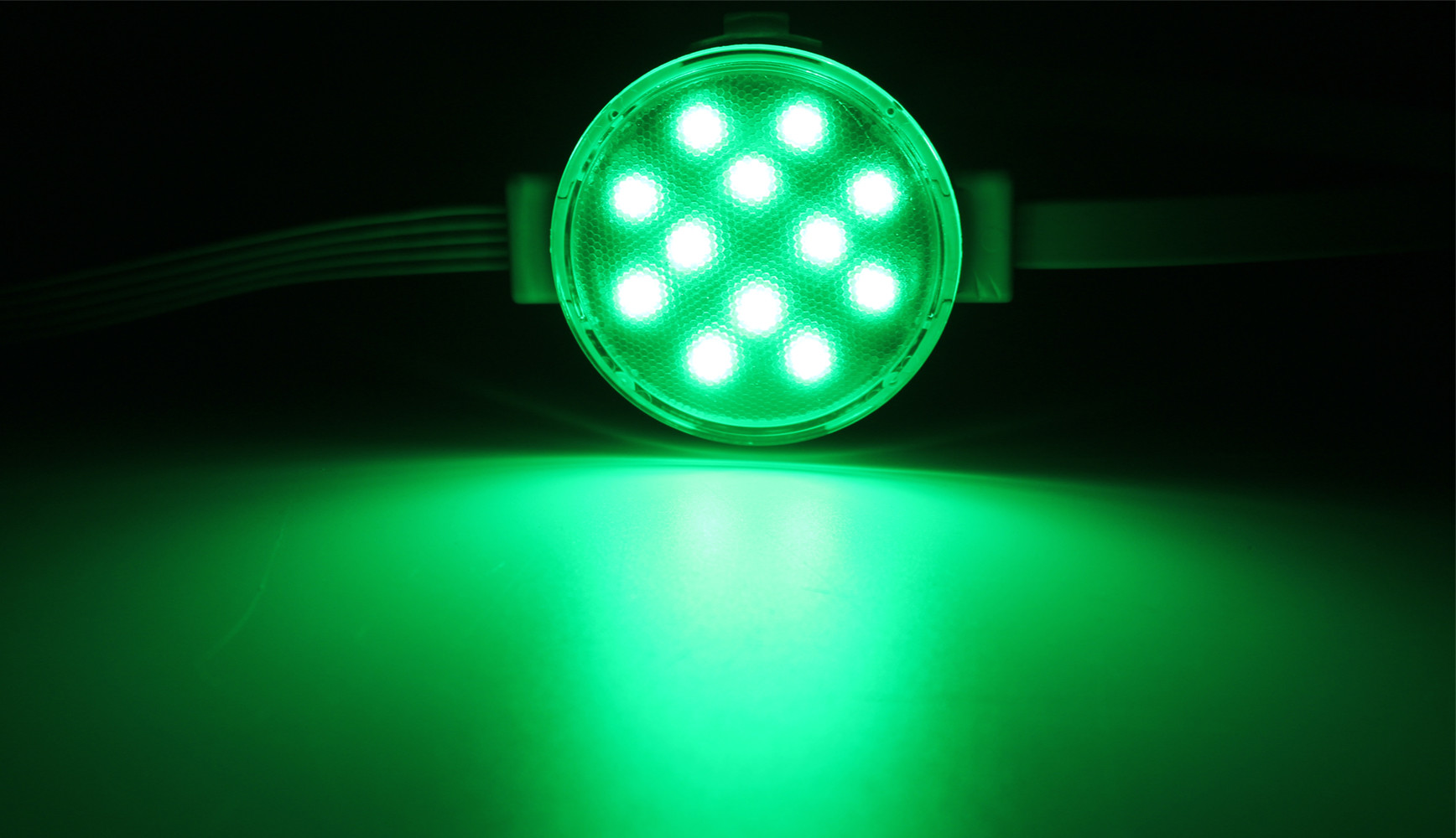 12leds color 24V 50mm point light source DMX512 decorative pixel light