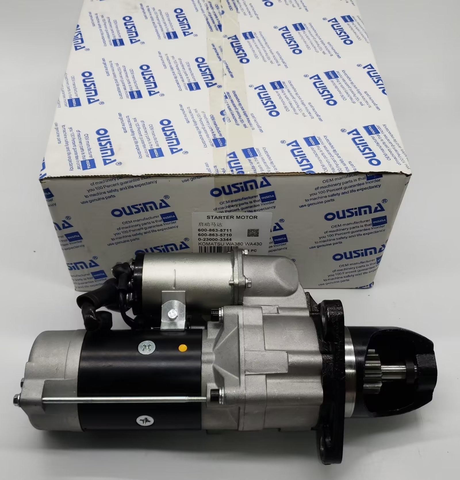 600-863-5711 Auto Starter Motor 600-863-5710 0-23000-3344 For Komatsu WA380 WA430
