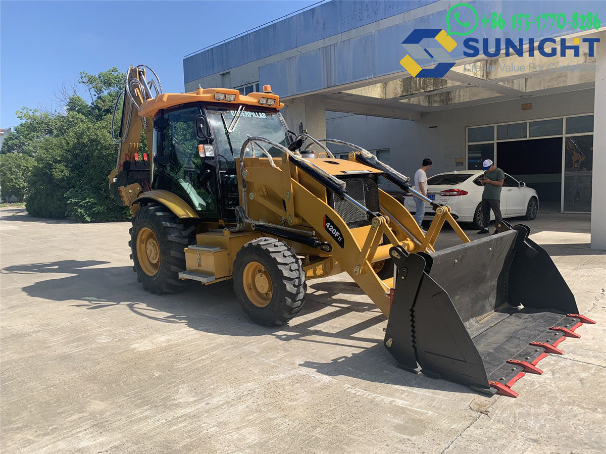 Used Cat 420f Excavator Loader 4x4 Cat Caterpillar 420f Cat 420e Backhoe Loader