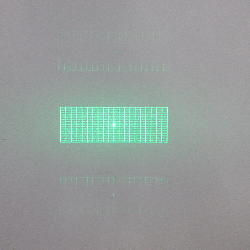 650nm Rectangles Grid DOE Laser Module Adjustable Brightness