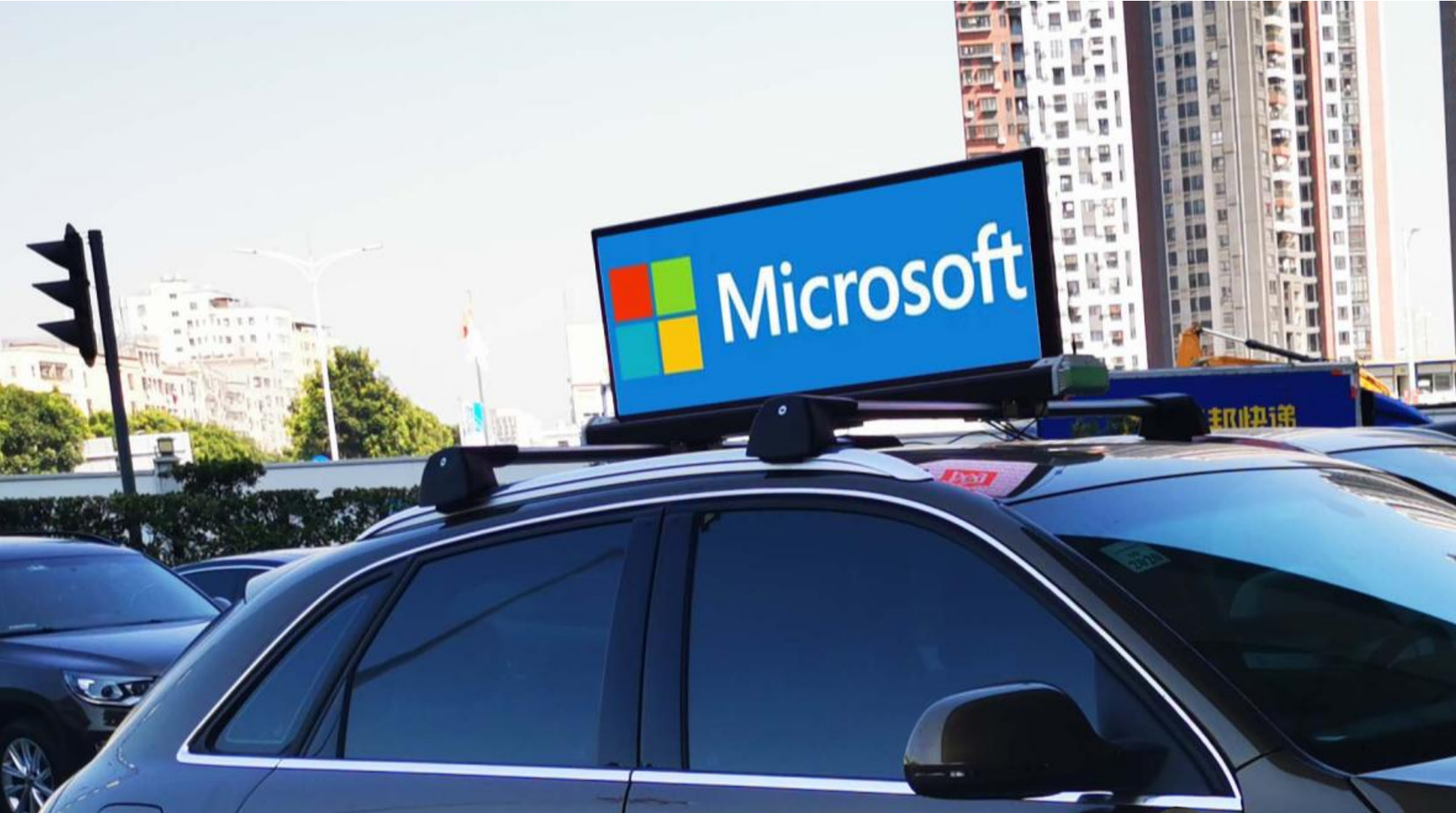 IP65 Outdoor Advertising Taxi Top Led Display 4g Wifi P2.5 P3 P4 P5