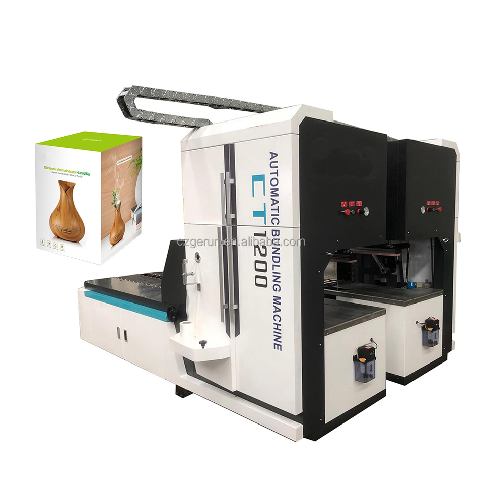 2 Ton Packing Carton Box Strapping Machine 500-1000mm Feed Length 0.8mpa Air Pressure