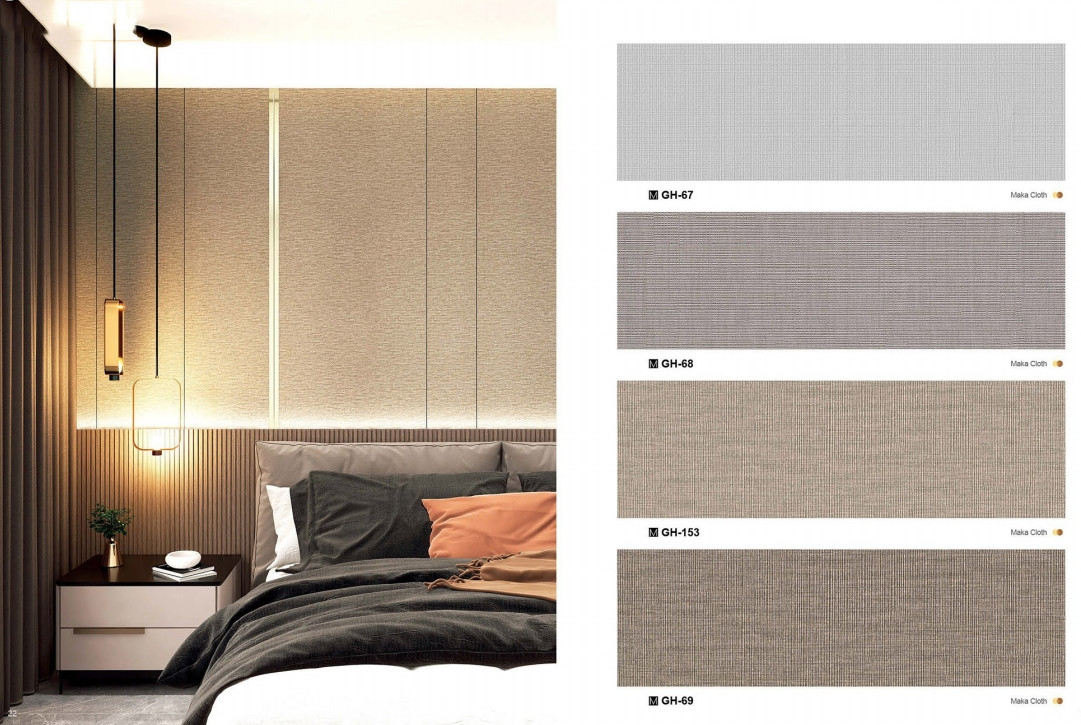 Hot Sell Bamboo Charcoal Wall Panel Solid 1220 X 2800 mm Waterproof Composite Marble Grain Bamboo Charcoal Board