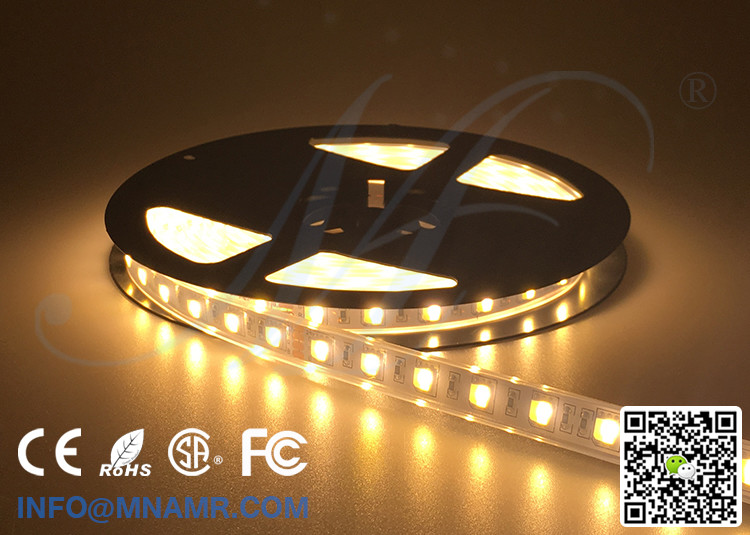 Dimmable LED Strip Lights 12v 24v 15w Shop Lighting Mix Color Temperature Constant Current 5 Meters Each Reel