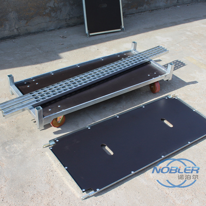 Standard Hole Tray Rolling Flower Trolley for Greenhouse Agricultural Planting