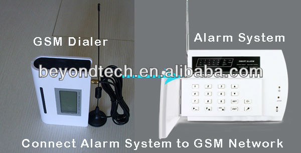 New LCD Display Convenient Universal Auto GSM Dialer for Home Alarm System or Phone