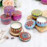 Buy cheap Birthdays Weddings Custom Wax Candles Tin Scented Candle With Sage Lavender from wholesalers