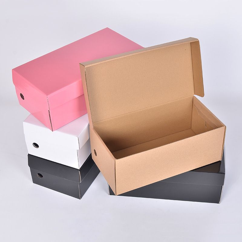 Recycle Custom Design Children&prime;s Basketball Football Round Ball Sports Black Foldable Flat 3-Ply E-Flute Rigid Corrugated Paper Display Packaging Shipping Box