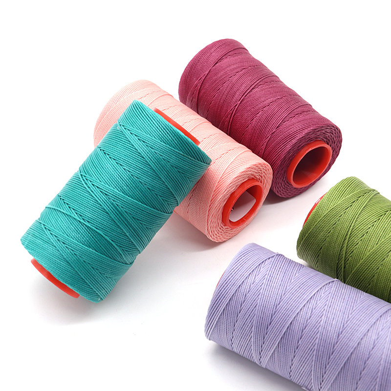 Heavy Duty Waxed Thread 420D/3 Yarn Count for Smooth and Durable Patchwork Sewing