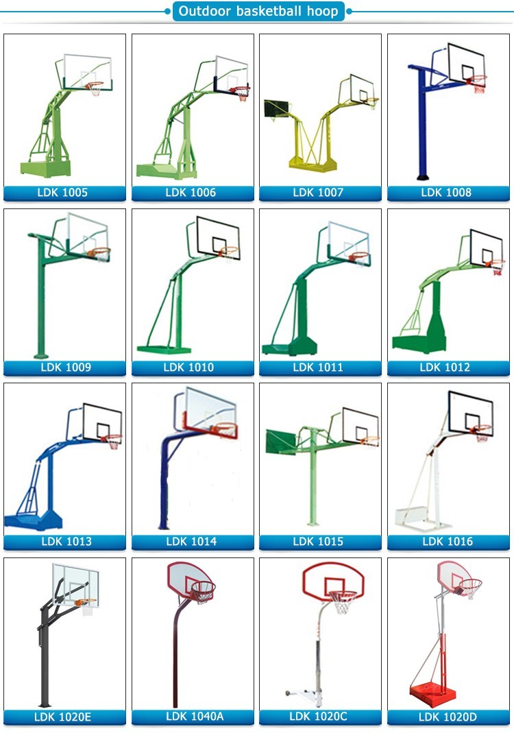 Adjustable Height Hydraulic Indoor Basketball Hoop Portable Training Basketball System
