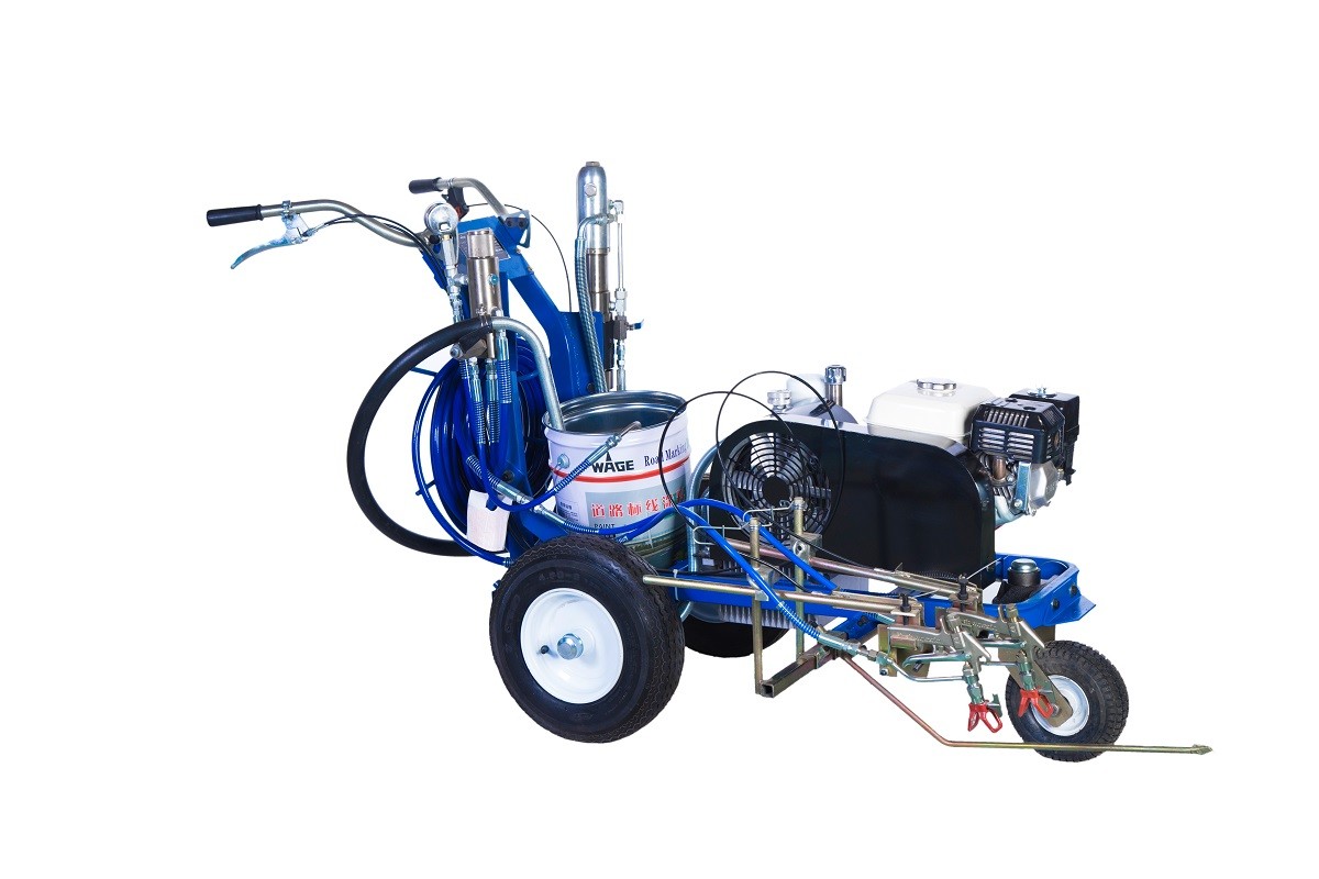 0.54 GPM Airless Line Striper Parking Lot Stripe Painting Machine 12L/Min