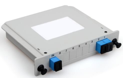 Fibre Optic Splitter Box , 1x2 Fiber Splitter With Low Insertion Loss