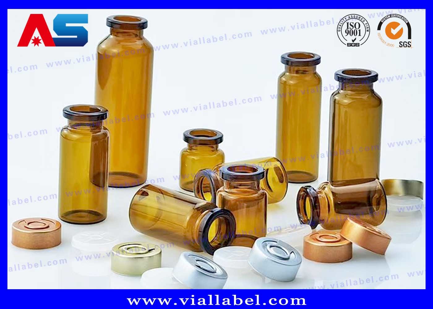 Amber Brown Glass Pharmaceutical Industrial 10ml Dropper Bottles Ayonet Mouth / Dropper