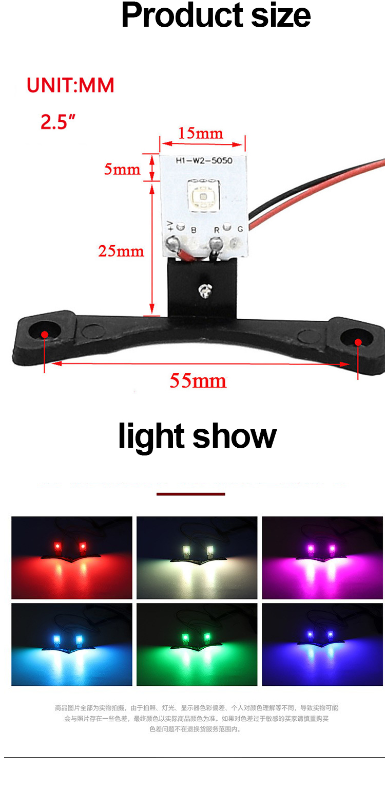 Mini Car Auto Motorcycle Modified Angel Devil Eyes Headlight T Shape 5W IP67