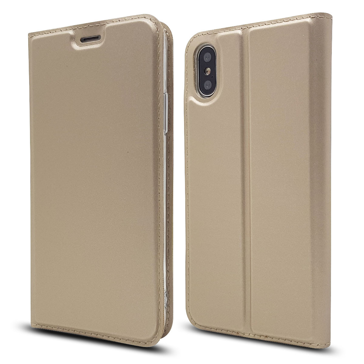 iPhone XS Wallet Case, Premium PU Leather Cell Phone Flip Cover for iPhone 5,6,7,8,X,XS,XS MAX,XR