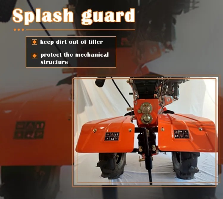 Simple Operation Mini Tractor Cultivator Solid Blade Rotary Cultivator Tractor