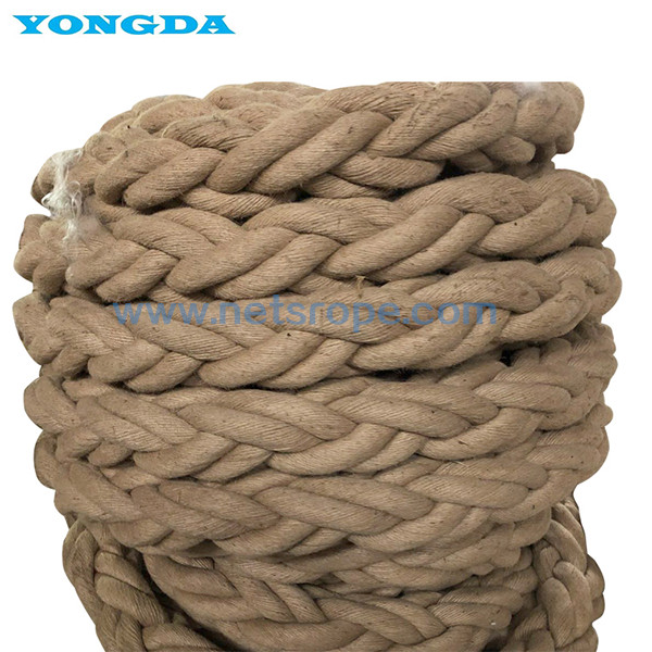 Heavy-Duty 8 Strand Braided Manila Rope with Durable, Eco-Friendly, High-Tensile Strength Rope for Marine, Industrial, and Outdoor Applications