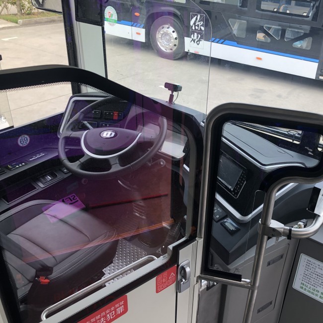 Air Suspension LHD Public Electric City Bus 650KM Mileage