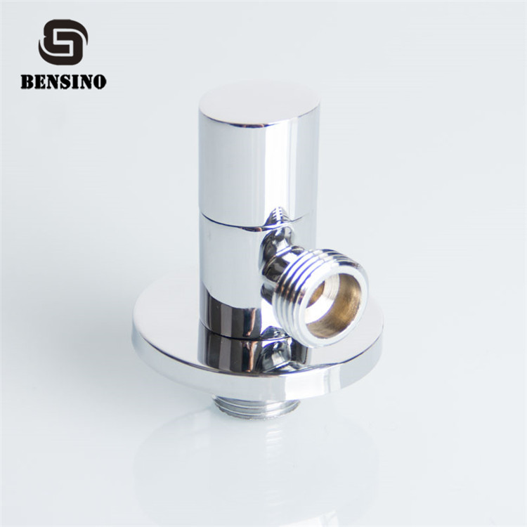 Round Hot Cold Water 12mm 0.8MPA Threaded Angle Stop