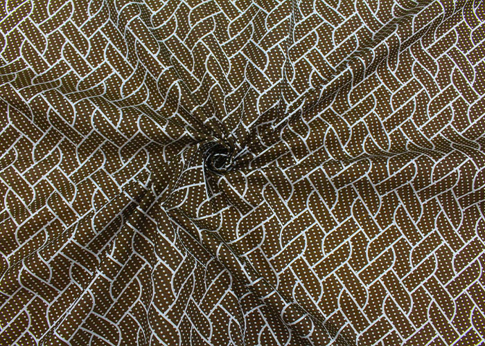 Warp Knitted Mattress Quilting Fabric Polyester Printed Customization