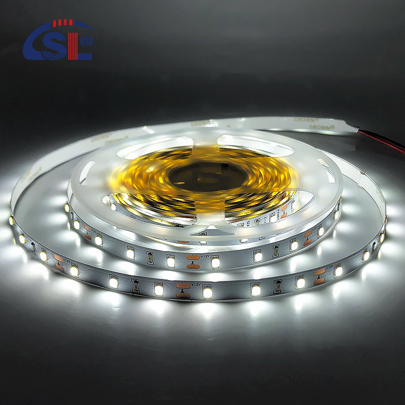 Residential Slim DC12V SMD2835 Electroplate PCB 120Ds 5mm Ra 80 3000K LED Light Strip