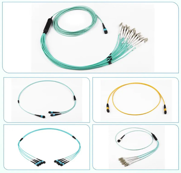 12F LC Connectors , MPO To LC Connector High Density Connections