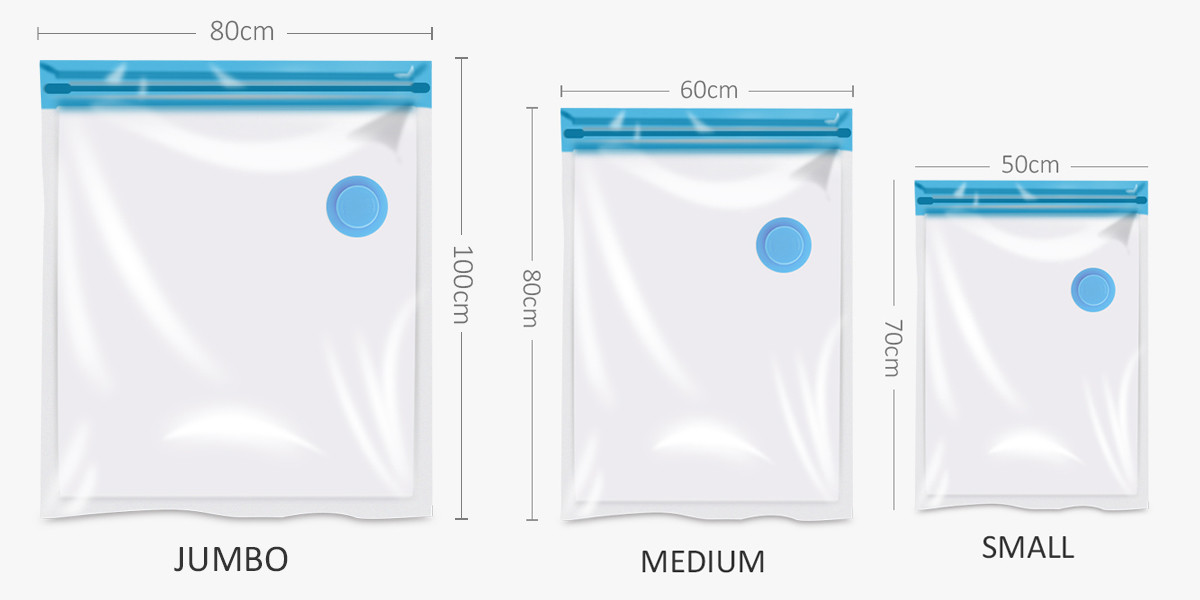 50x70cm Vacuum Suction Storage Bags For Clothing Mattress