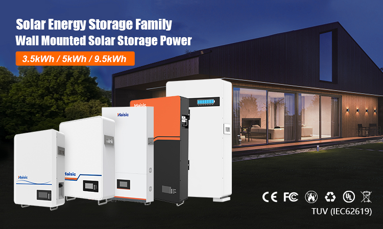 200Ah Haisic Solar Battery Store 51.2V 48V Lithium Ion Batteries Pack Powerwall 10kWh