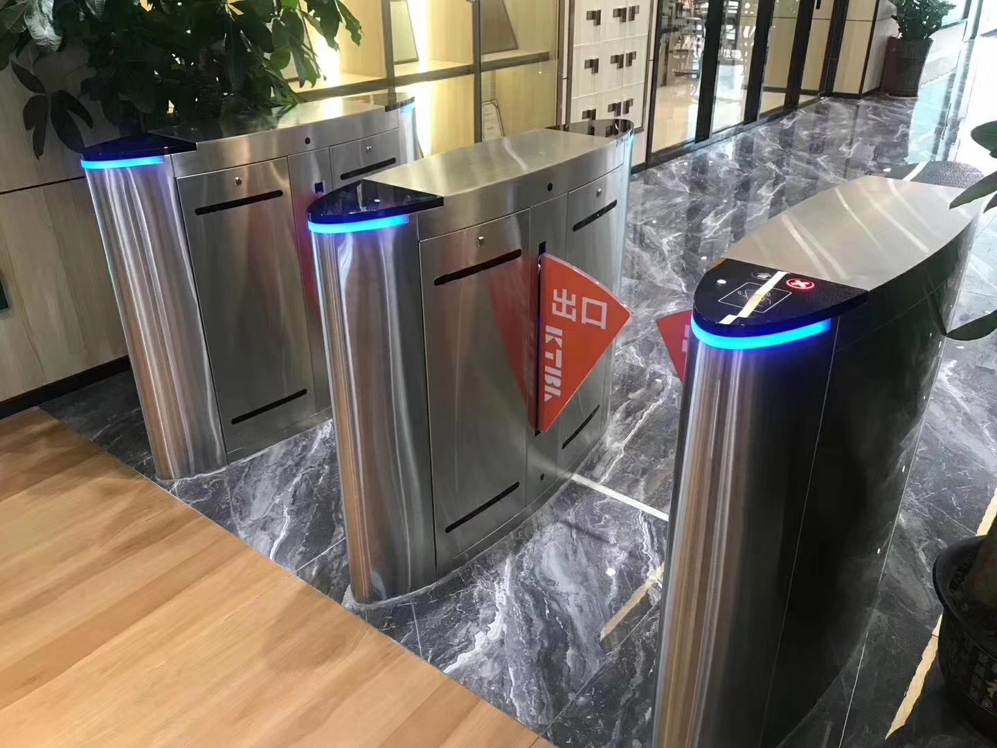Metro Subway Traffic Management Flap Barrier Turnstile Security Entrance