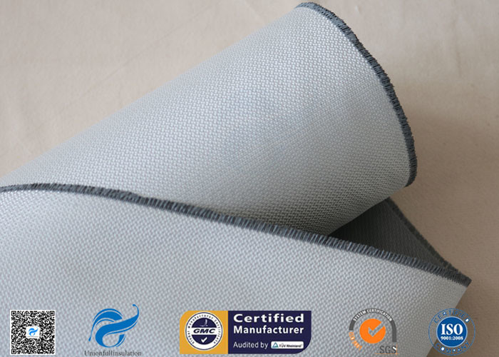 Fire Curtain E Glass Fabric With Silicone Coated Non Stick 15oz Gray Color