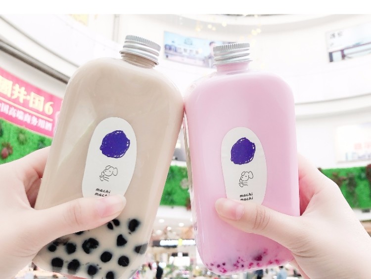 Transparent PET 400ml 15cm Disposable Juice Bottles