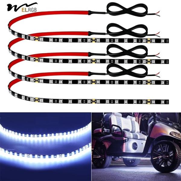 0.18kg White LED Light Strip for Cars Golf Carts Boats 60.96cm Connected
