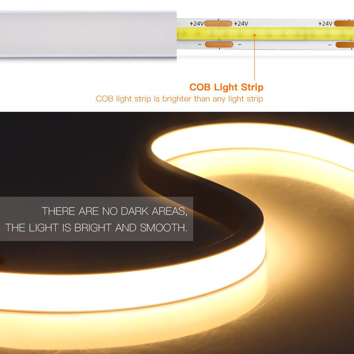 Indoor PIR Motion Sensor LED Strip 24V Step Lights Indoor Motion Activated