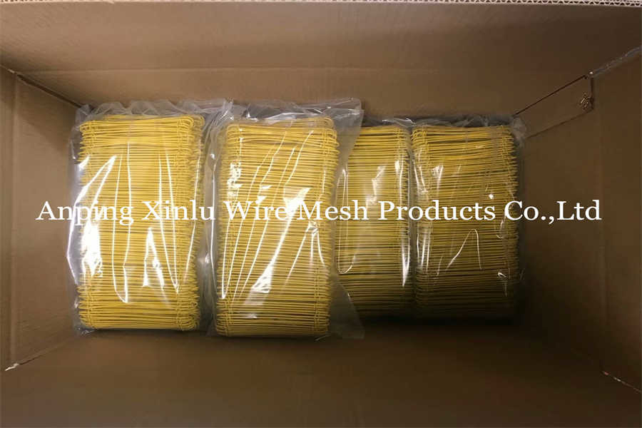Yellow Plastic Double Loop Tie Wire 380mpa 16GA SAE1008 PVC Coated Rebar Twin Loop Binding WIre