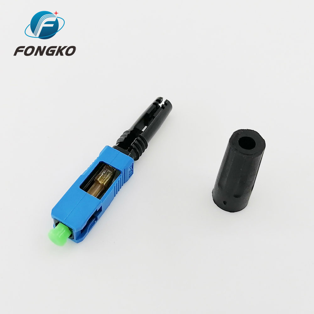 Field Assembly Fiber Quick Connector Singlemode Optical SC UPC
