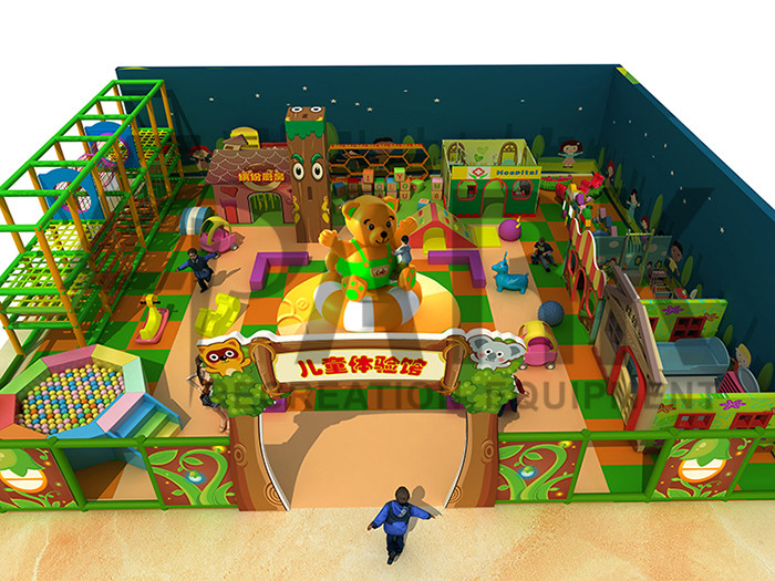 Outdoor Amusement Game Machines Soft Playground For Children 3 - 15 Years Old