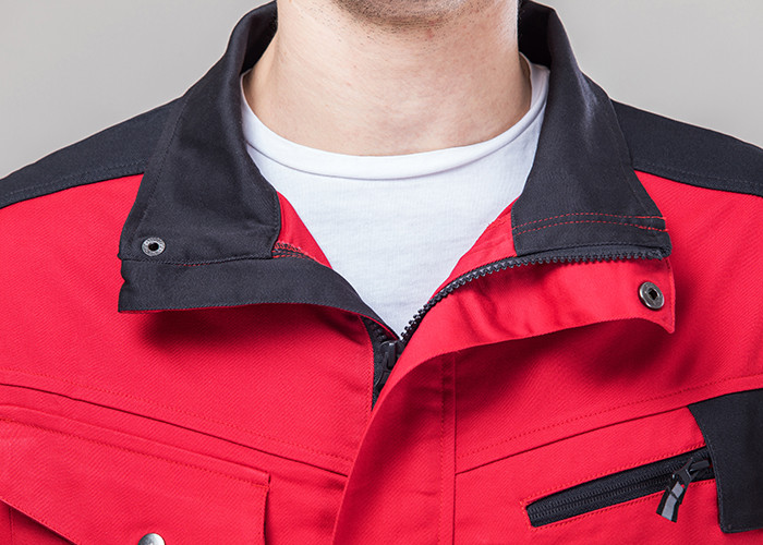 Fashionable Heavy Duty Work Suit Jacket With Removable Sleeves European Size