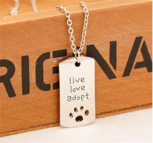 China Personalized decorative engraved logo dog tag for children on sale
