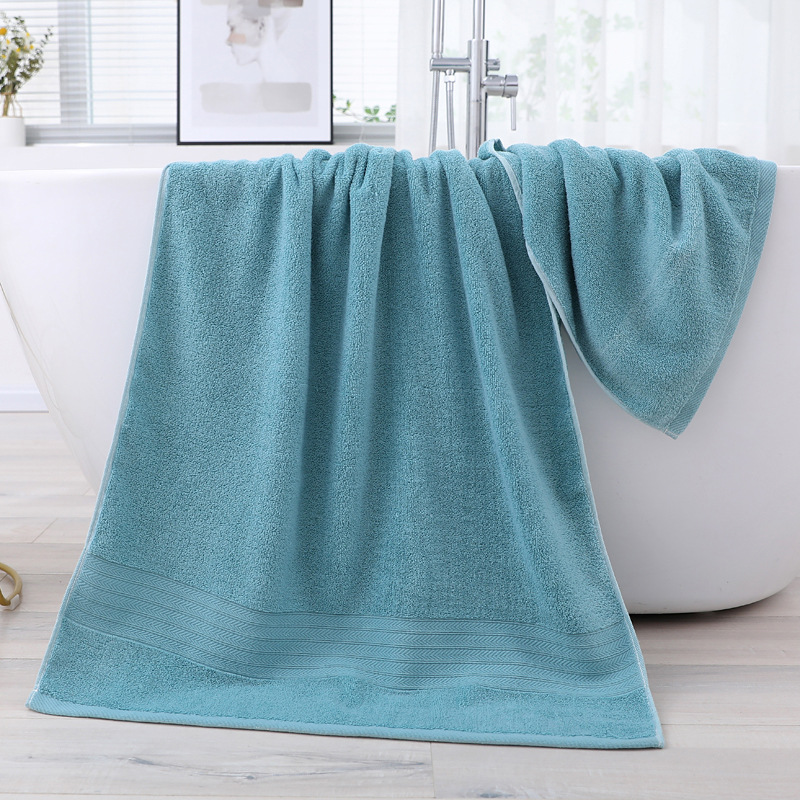 Luxury Hotel Towel Set Custom Embroidery Logo 100% Cotton White Bath Hand Face Towels