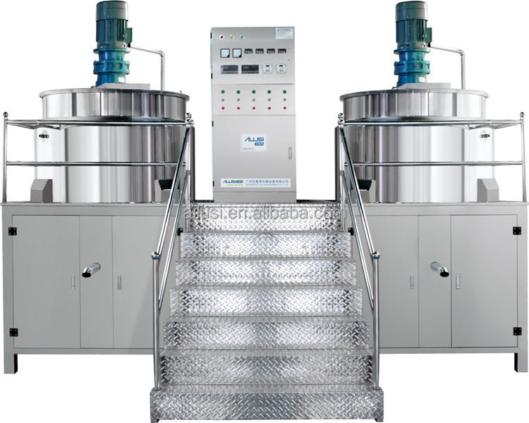 5000L Double Jacket Bath Gel Shampoo Making Machine Liquid Chemical Mixers Liquid Soap Production Line