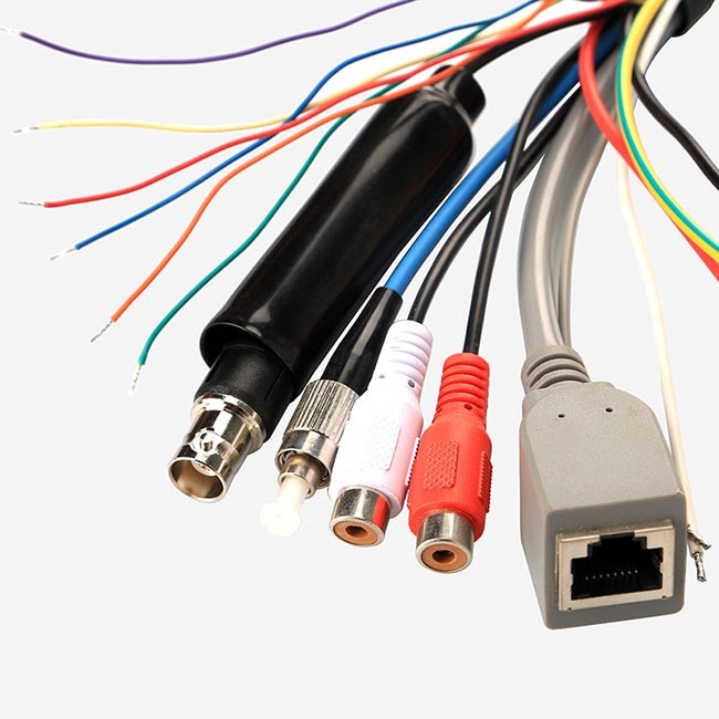 Waterproof UL PVC Surveillance Camera Cables RJ45 DC Cctv Power Cable