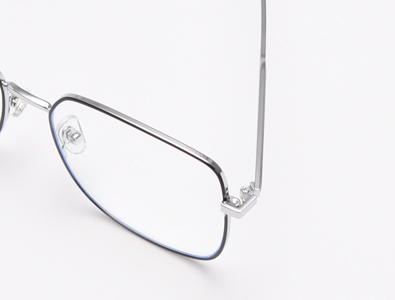 Oversized Full Frame Glasses Alloy Square Optical Spectacle Plain Lens 139MM