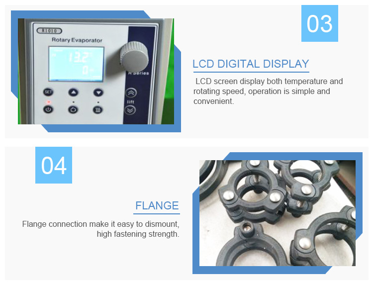 Electric 1200*600*1900mm R 1020A Lanphan Rotovap